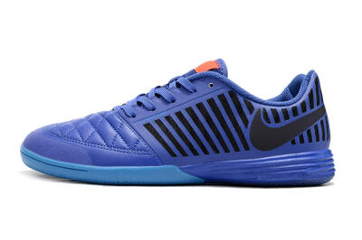 Men's Nike Lunar Gato 2 IC Football Shoes - Blue/Black/Pink