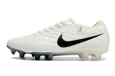 Men's Nike Tiempo Legend 10 Elite FG Football Boots - White/Blue