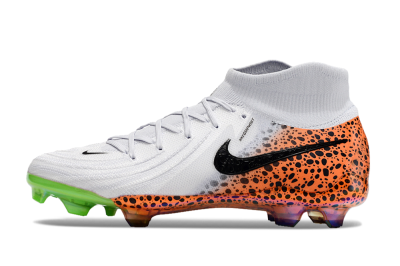 Unisex Nike Phantom Luna Elite NU FG Football Boots - White/Black/Orange