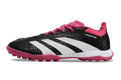 Unisex Adidas Predator 24 Elite TF Football Shoes - Black/Red/White