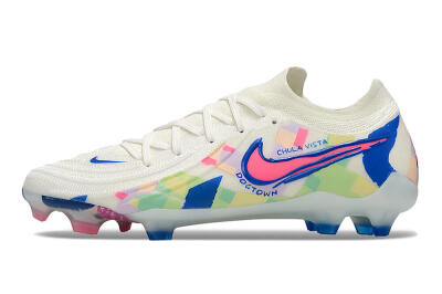 Men's Nike Phantom Luna Elite NU FG Football Boots - Beige/Blue/Yellow/Pink