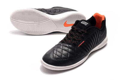 Men's Nike Lunar Gato 2 IC Football Shoes - Black/Red/White