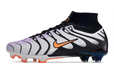 Unisex Nike Air Zoom Mercurial Superfly 9 Elite FG Football Boots - Purple/Black/Orange