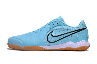 Men's Nike Tiempo Legend 10 IC Football Shoes - Blue/Black/White/Brown