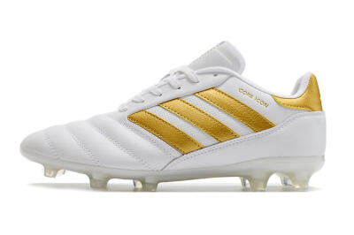 Men's Adidas Copa Mundial.1 FG Football Boots - White/Gold