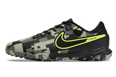 Men's Nike Tiempo Legend 10 Academy TF Football Shoes - Camo/Yellow