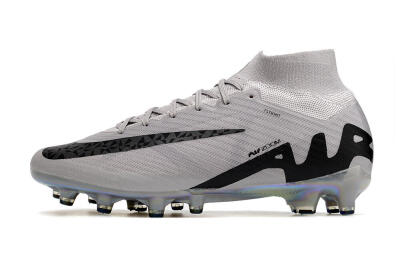 Men's Nike Air Zoom Mercurial Superfly 9 Elite AG Football Boots - Grey/Black/Gold