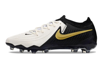 Men's Nike Phantom Luna Elite AG Football Boots - White/Black/Gold