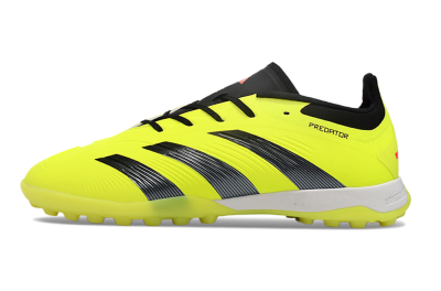 Unisex Adidas Predator 24 Elite TF Football Shoes - Yellow/Black/White