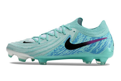 Unisex Nike Phantom Luna 2 Elite LV8 FG Football Boots - Jade/Black/Purple