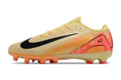 Unisex Nike Air Zoom Mercurial Vapor 16 Elite AG Football Boots - Yellow/Black/Orange