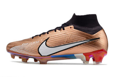 Unisex Nike Air Zoom Mercurial Vapor 15 Elite FG Football Boots - Gold/White/Black