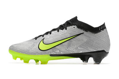 Men's Nike Air Zoom Mercurial Vapor 15 Elite FG Football Boots - Silver/Green