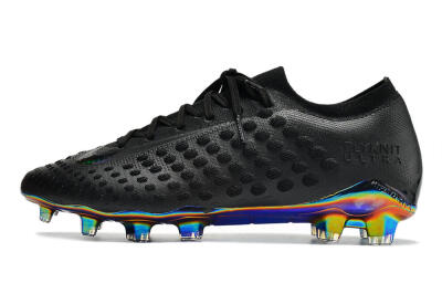 Men's Nike Phantom Ultra Venom FG Football Boots - Black/Black