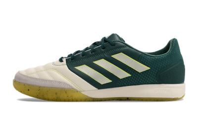 Men's Adidas Top Sala IC Football Shoes - Beige/Grey/Blue/Yellow