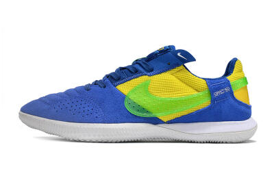Men's Nike Street Gato IC Football Shoes - Blue/Yellow/White
