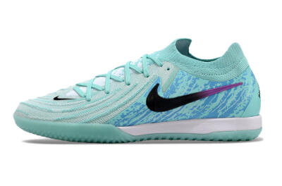 Men's Nike Phantom GX 2 Elite IC Football Shoes - Jade/Black/Purple