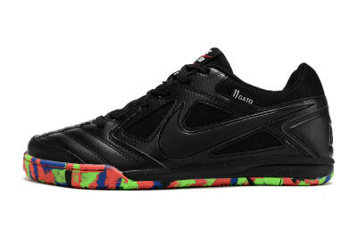 Men's Supre x Nike SB Gato IC Football Shoes - Black/Red/Blue
