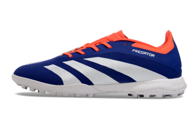 Unisex Adidas Predator 24 Elite TF Football Shoes - Blue/White/Red