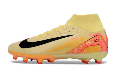 Unisex Nike Air Zoom Mercurial Superfly 10 Elite AG Football Boots - Yellow/Pink/Black