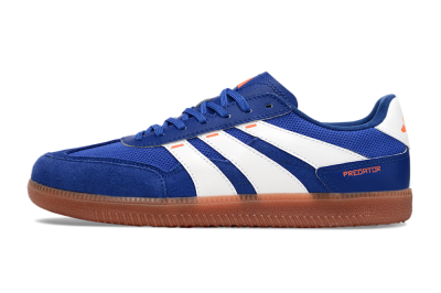 Men's Adidas Predator 24 League Low IC Football Shoes - Blue/White/Brown