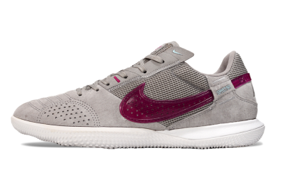 Men's Nike Street Gato IC Football Shoes - Grey/Purple/White