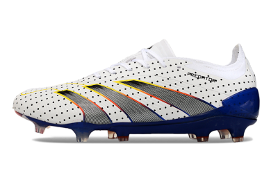 Men's Adidas Predator 24 Elite Euphoria FG Football Boots - White/Silver/Blue