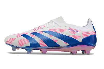 Men's Adidas Predator Accuracy Elite FG Football Boots - White/Pink/Blue