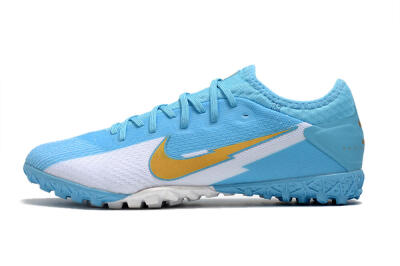 Men's Nike Mercurial Vapor 13 Pro TF Football Shoes - Jade/White/Gold