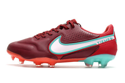 Men's Nike Tiempo Legend 9 Elite FG Football Boots - Red/Jade/White