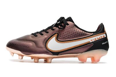 Men's Nike Tiempo Legend 9 Elite FG Football Boots - Gold/White/Black