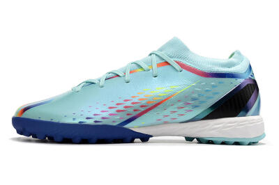 Women's Adidas X Speedportal.3 TF Football Shoes - Jade/Blue/White