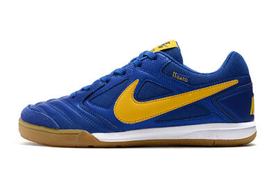 Men's Supreme x Nike SB Gato IC Football Shoes - Blue/Yellow/White