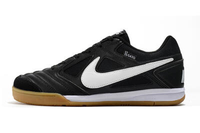 Men's Supreme x Nike SB Gato IC Football Shoes - Black/White/Brown