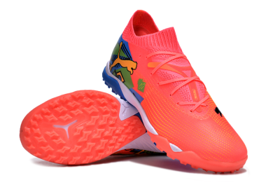 Men's Puma Future 7 Ultimate TF Football Shoes - Red/Blue/Yellow