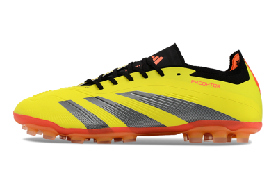 Men's Adidas Predator 24 Elite AG Football Boots - Yellow/Silver/Red