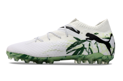 Men's Puma Future Ultimate MG Football Boots - White/Black/Green