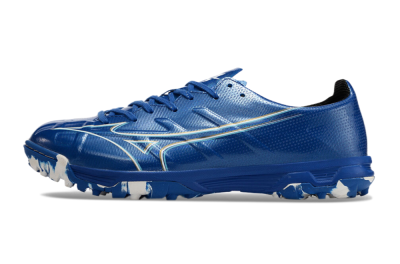 Men's Mizuno Monarcida Alpha TF Football Shoes - Blue/White/Yellow
