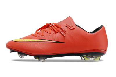 Men's Nike Mercurial Vapor 10 FG Football Boots - Red/Yellow/Black