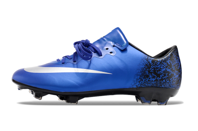Men's Nike Mercurial Vapor 10 FG Football Boots - Blue/White/Black