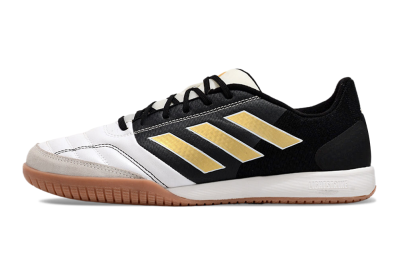 Men's Adidas Top Sala Competition IC Football Shoes - White/Black/Gold