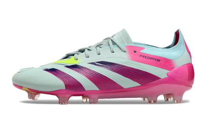Men's Adidas Predator Elite 24 FG Football Boots - Jade/Purple/Pink