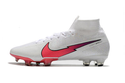 Men's Nike Mercurial Superfly 7 Elite FG Football Boots - White/Red/Blue