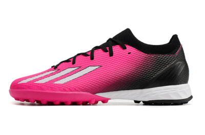 Men's Adidas X Speedportal.3 TF Football Shoes - Pink/White/Black