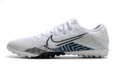 Men's Nike Mercurial Vapor 13 Pro TF Football Shoes - White/Black/Blue