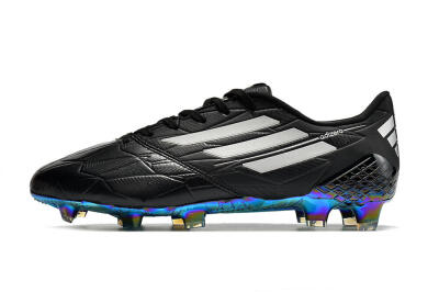 Men's Adidas F50 Adizero Ghosted FG Football Boots - Black/White/Gold