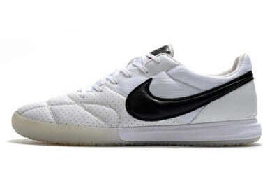 Men's Nike Premier 2 Sala IC Football Shoes - White/Black