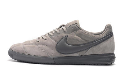 Men's Nike Premier 2 Sala IC Football Shoes - Grey/Grey