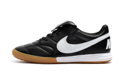 Men's Nike Premier 2 Sala IC Football Shoes - Black/White/Brown