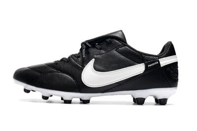 Men's Nike The Premier 3 FG Football Boots - Black/White